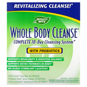 Thuốc bổ Nature's Way Whole Body Cleanse Complete 10-Day Cleansing System 3 Part Program 763948084500