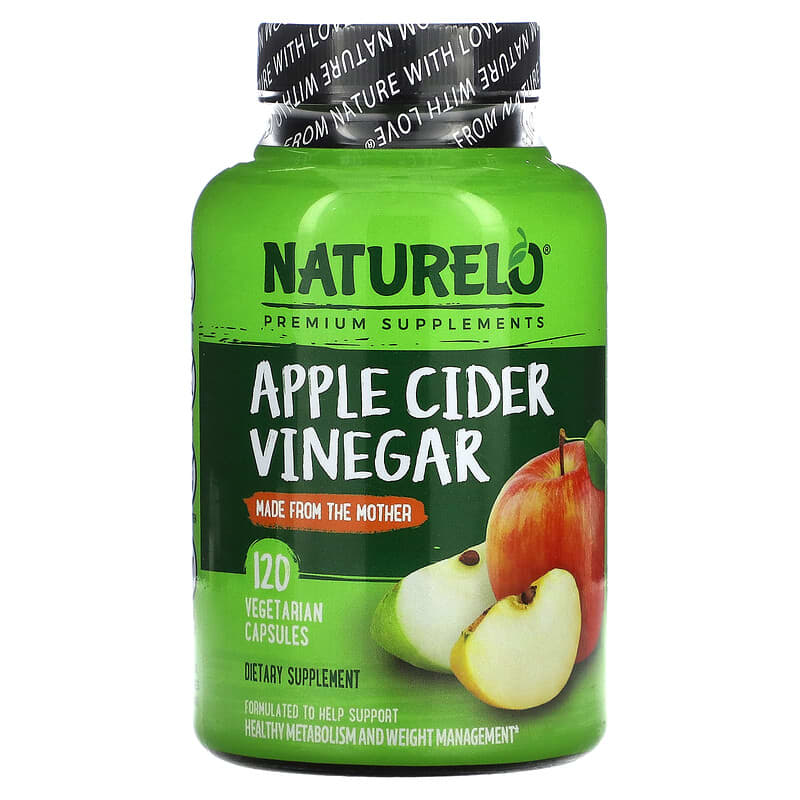 NATURELO Apple Cider Vinegar 120 Vegetarian Capsules 6 Thực phẩm chức năng NATURELO Apple Cider Vinegar 120 Vegetarian Capsules 628110628510