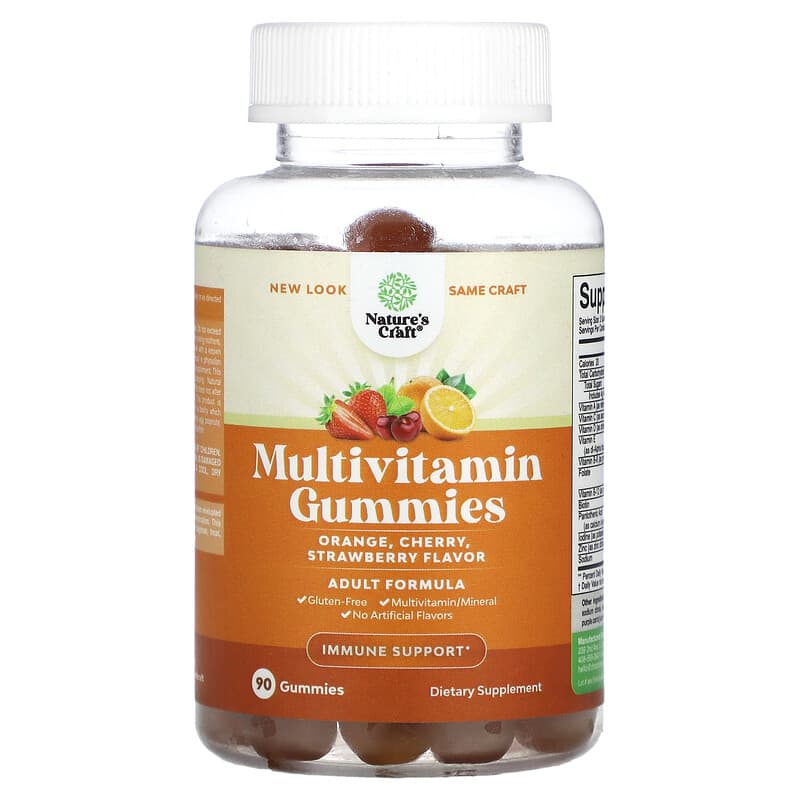 Natures Craft Multivitamin Gummies 90 Gummies 6 Thực phẩm chức năng Natures Craft Multivitamin Gummies 90 Gummies 793611599024