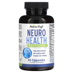 Thuốc bổ Natures Craft Neuro Health 90 Capsules 793579822967