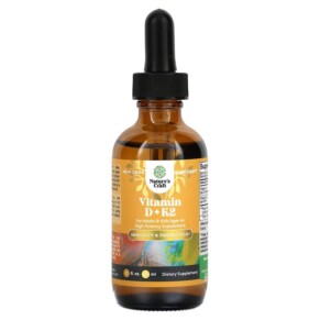 Thuốc bổ Natures Craft Vitamin D + K2 2 fl oz (60 ml) 850034386201