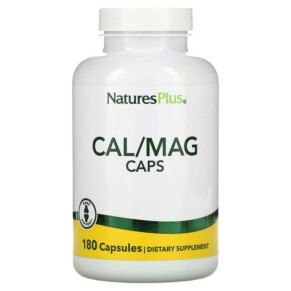 Thuốc bổ NaturesPlus Cal/ Mag Caps 180 Capsules 097467336438