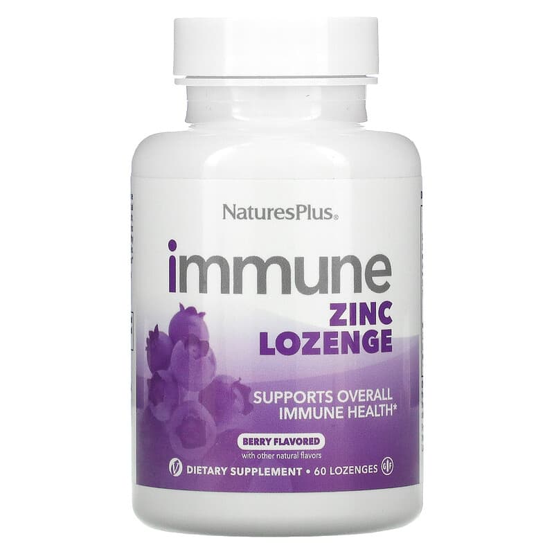 NaturesPlus Immune Zinc Berry 60 Lozenges 6 Thực phẩm chức năng NaturesPlus Immune Zinc Berry 60 Lozenges 097467410053
