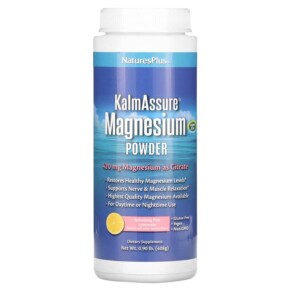 Thuốc bổ NaturesPlus Kalmassure Magnesium Powder Refreshing Pink Lemonade 420 mg 0.9 lb (408 g) 097467336056