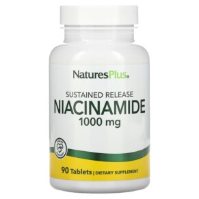 Thuốc bổ NaturesPlus Sustained Release Niacinamide 1000 mg 90 Tablets 097467019300