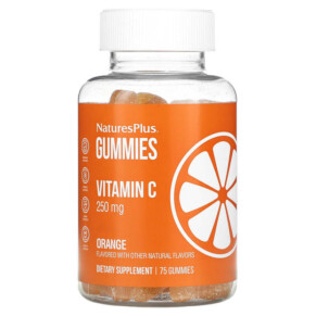 Thuốc bổ NaturesPlus Vitamin C Gummies Orange 125 mg 75 Gummies 097467022041