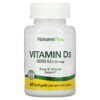 NaturesPlus Vitamin D3 125 mcg (5.000 IU) 60 Softgels 2 Thuốc bổ NaturesPlus Vitamin D3 125 mcg (5.000 IU) 60 Softgels 097467010475