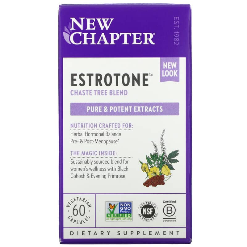 New Chapter Estrotone 60 Vegetarian Capsules 6 Thực phẩm chức năng New Chapter Estrotone 60 Vegetarian Capsules 727783900661