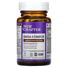 Thuốc bổ New Chapter Omega-3 Complex 30 Softgels 727783902924