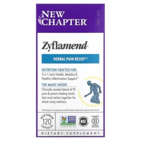 Thuốc bổ New Chapter Zyflamend 120 Vegetarian Capsules 727783900753