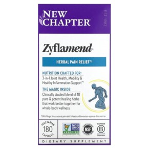 Thuốc bổ New Chapter Zyflamend 180 Vegetarian Capsules 727783900739