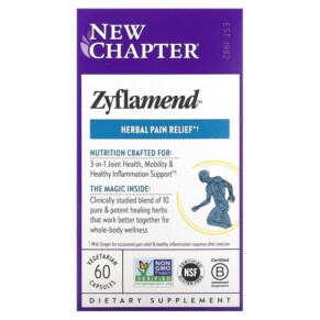 Thuốc bổ New Chapter Zyflamend 60 Vegetarian Capsules 727783900746