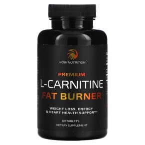 Thuốc bổ Nobi Nutrition Premium L-Carnitine Fat Burner 60 Tablets 850018274296