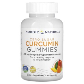 Thuốc bổ Nordic Naturals Curcumin Gummies Mango 100 mg 60 Gummies 768990301865