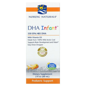 Thuốc bổ Nordic Naturals DHA Infant with Vitamin D3 2 fl oz (60 ml) 768990537882