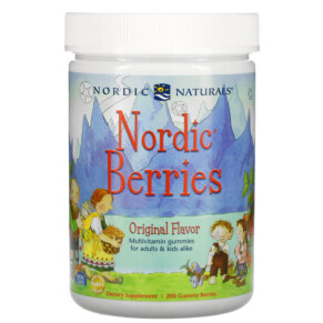Thuốc bổ Nordic Naturals Nordic Berries Multivitamin Gummies Original Flavor 200 Gummy Berries 768990301247