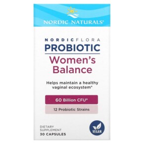 Thuốc bổ Nordic Naturals Nordic Flora Probiotic Women's Balance 60 Billion CFU 30 Capsules 768990016837