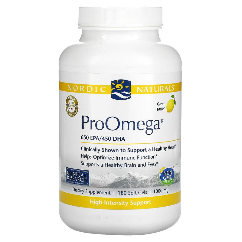 Nordic Naturals ProOmega Lemon 1.000 mg 180 Soft Gels 6 Thực phẩm chức năng Nordic Naturals ProOmega Lemon 1.000 mg 180 Soft Gels 768990141201