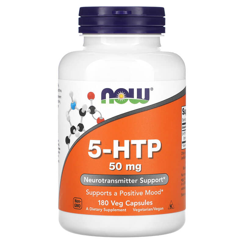 NOW Foods 5-HTP 50 mg 180 Veg Capsules 6 Thực phẩm chức năng NOW Foods 5-HTP 50 mg 180 Veg Capsules 733739001016