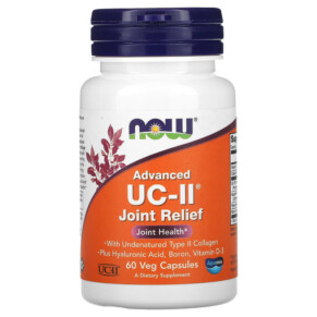 Thuốc bổ NOW Foods Advanced UC-II Joint Relief 60 Veg Capsules 733739031372