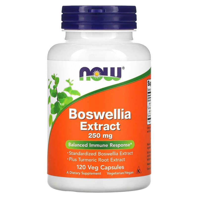 NOW Foods Boswellia Extract 250 mg 120 Veg Capsules 6 Thực phẩm chức năng NOW Foods Boswellia Extract 250 mg 120 Veg Capsules 733739046147