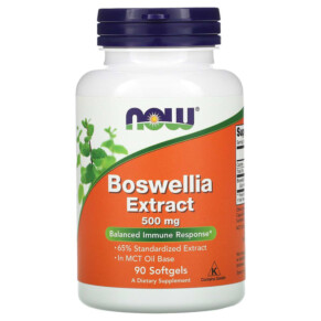 Thuốc bổ NOW Foods Boswellia Extract 500 mg 90 Softgels 733739049360