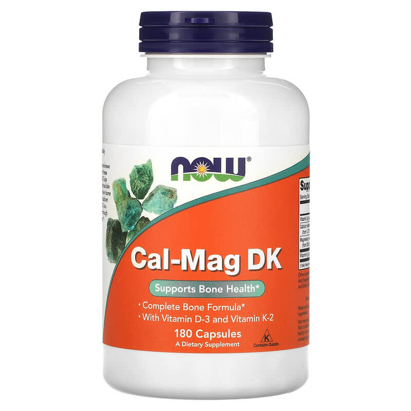 NOW Foods Cal-Mag DK 180 Capsules 6 Thực phẩm chức năng NOW Foods Cal-Mag DK 180 Capsules 733739012678