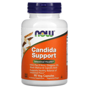 Thuốc bổ NOW Foods Candida Support 90 Veg Capsules 733739033086