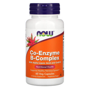 Thuốc bổ NOW Foods Co-Enzyme B-Complex 60 Veg Capsules 733739004062