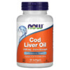 Thuốc bổ NOW Foods Cod Liver Oil Extra Strength 1.000 mg 90 Softgels 733739017437