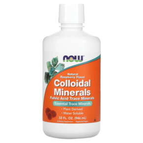 Thuốc bổ NOW Foods Colloidal Minerals Natural Raspberry  32 fl oz (946 ml) 733739014061