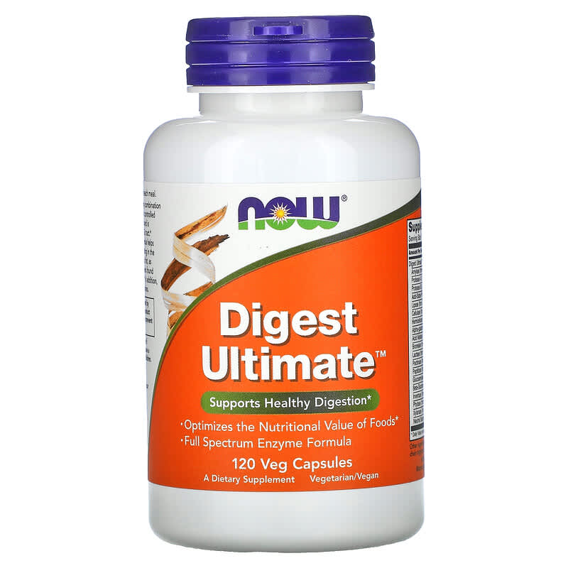 NOW Foods Digest Ultimate 120 Veg Capsules 6 Thực phẩm chức năng NOW Foods Digest Ultimate 120 Veg Capsules 733739029683