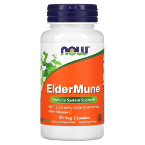 Thuốc bổ NOW Foods ElderMune Immune System Support 90 Veg Capsules 733739046642