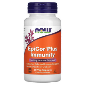 Thuốc bổ NOW Foods EpiCor Plus Immunity 60 Veg Capsules 733739030375