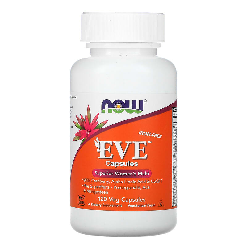 NOW Foods Eve Capsules Superior Women's Multi Iron-Free 120 Veg Capsules 6 Thực phẩm chức năng NOW Foods Eve Capsules Superior Women's Multi Iron-Free 120 Veg Capsules 733739037985