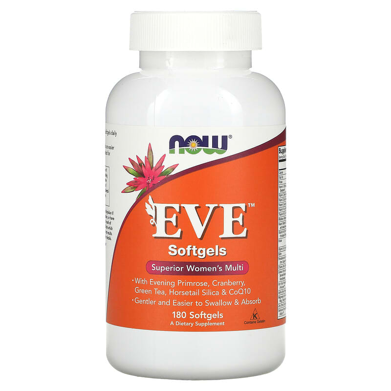NOW Foods EVE Superior Women's Multi 180 Softgels 6 Thực phẩm chức năng NOW Foods EVE Superior Women's Multi 180 Softgels 733739038036