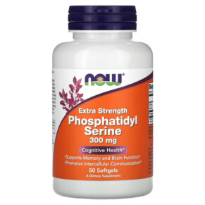 Thuốc bổ NOW Foods Extra Strength Phosphatidyl Serine 300 mg 50 Softgels 733739023926