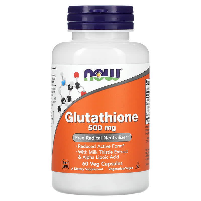NOW Foods Glutathione 500 mg 60 Veg Capsules 6 Thực phẩm chức năng NOW Foods Glutathione 500 mg 60 Veg Capsules 733739001047