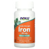 Thuốc bổ NOW Foods Iron Double Strength 36 mg 90 Veg Capsules 733739014443