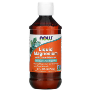 Thuốc bổ NOW Foods Liquid Magnesium with Trace Minerals 8 fl oz (237 ml) 733739012883