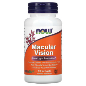 Thuốc bổ NOW Foods Macular Vision 50 Softgels 733739034021