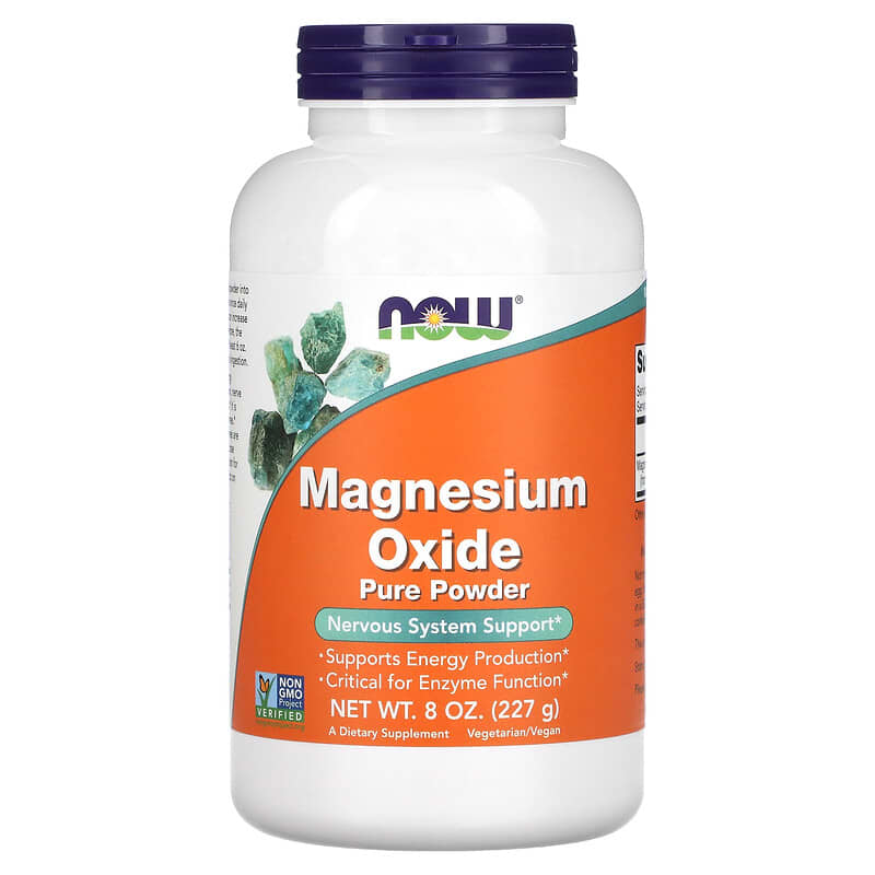 NOW Foods Magnesium Oxide Pure Powder 8 oz (227 g) 6 Thực phẩm chức năng NOW Foods Magnesium Oxide Pure Powder 8 oz (227 g) 733739013101