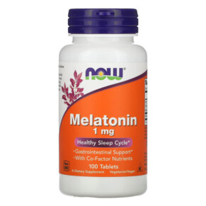 Thuốc bổ NOW Foods Melatonin 1 mg 100 Tablets 733739032621