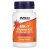 Thuốc bổ NOW Foods MK-7 Vitamin K-2 Extra Strength 300 mcg 60 Veg Capsules 733739009944