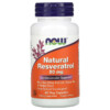 Thuốc bổ NOW Foods Natural Resveratrol 50 mg 60 Veg Capsules 733739033390