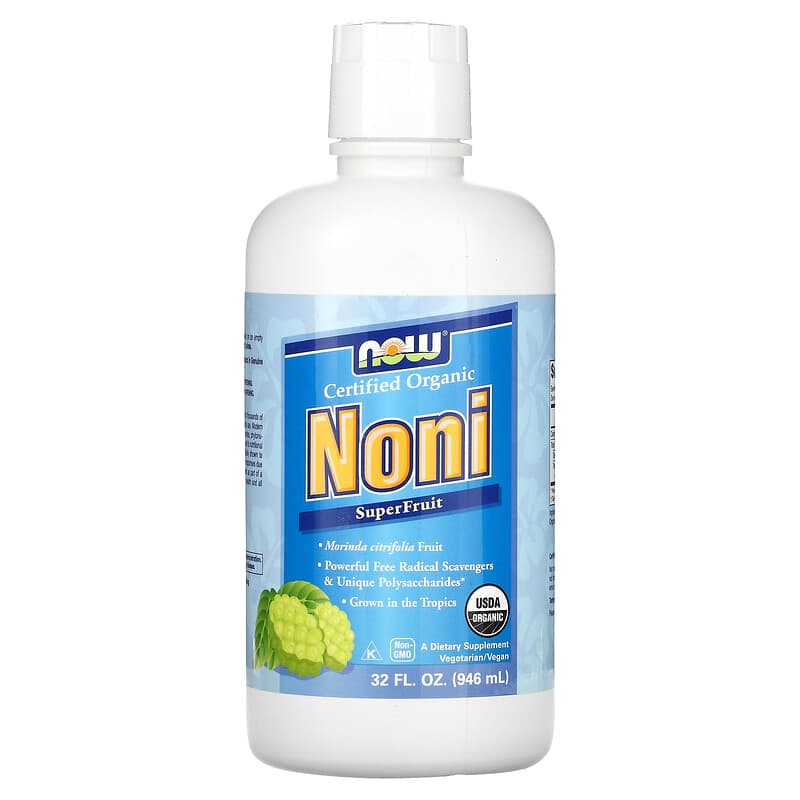 NOW Foods Organic Noni SuperFruit 32 fl oz (946 ml) 6 Thực phẩm chức năng NOW Foods Organic Noni SuperFruit 32 fl oz (946 ml) 733739048141