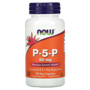 Thuốc bổ NOW Foods P-5-P 50 mg 90 Veg Capsules 733739004611