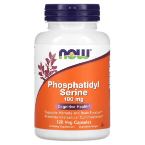 Thuốc bổ NOW Foods Phosphatidyl Serine 100 mg 120 Veg Capsules 733739023810