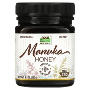 Thuốc bổ NOW Foods Real Food Manuka Honey MGO 250 8.8 oz (250 g) 733739071408