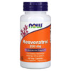 Thuốc bổ NOW Foods Resveratrol 200 mg 60 Veg Capsules 733739033536